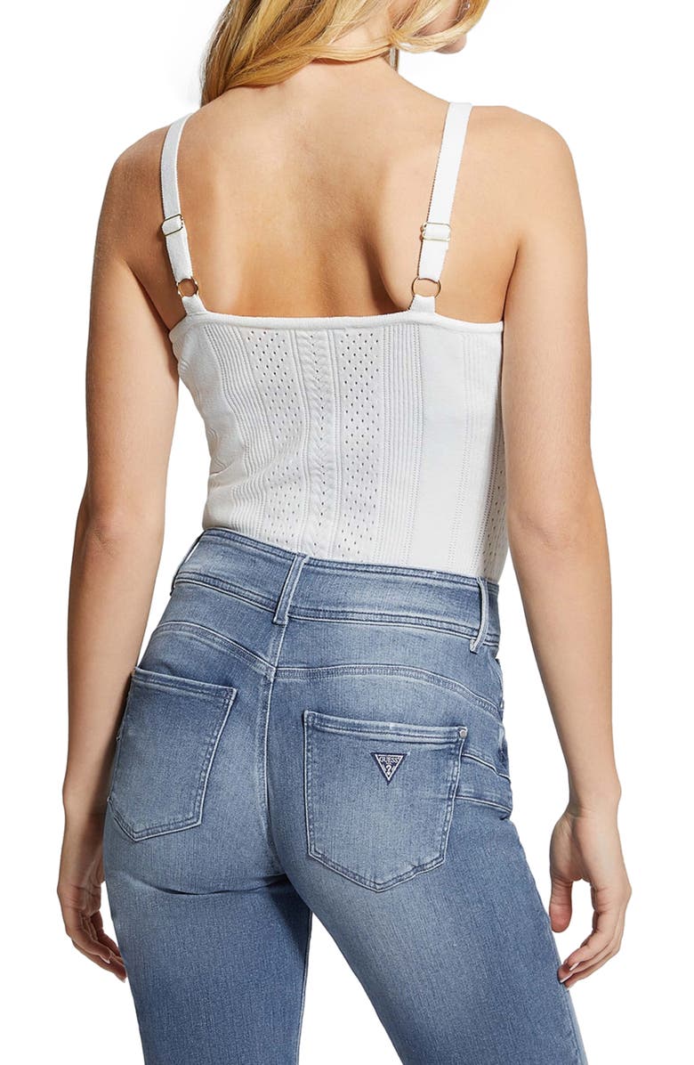 GUESS Cecilia Cotton Blend Tank, Alternate, color,