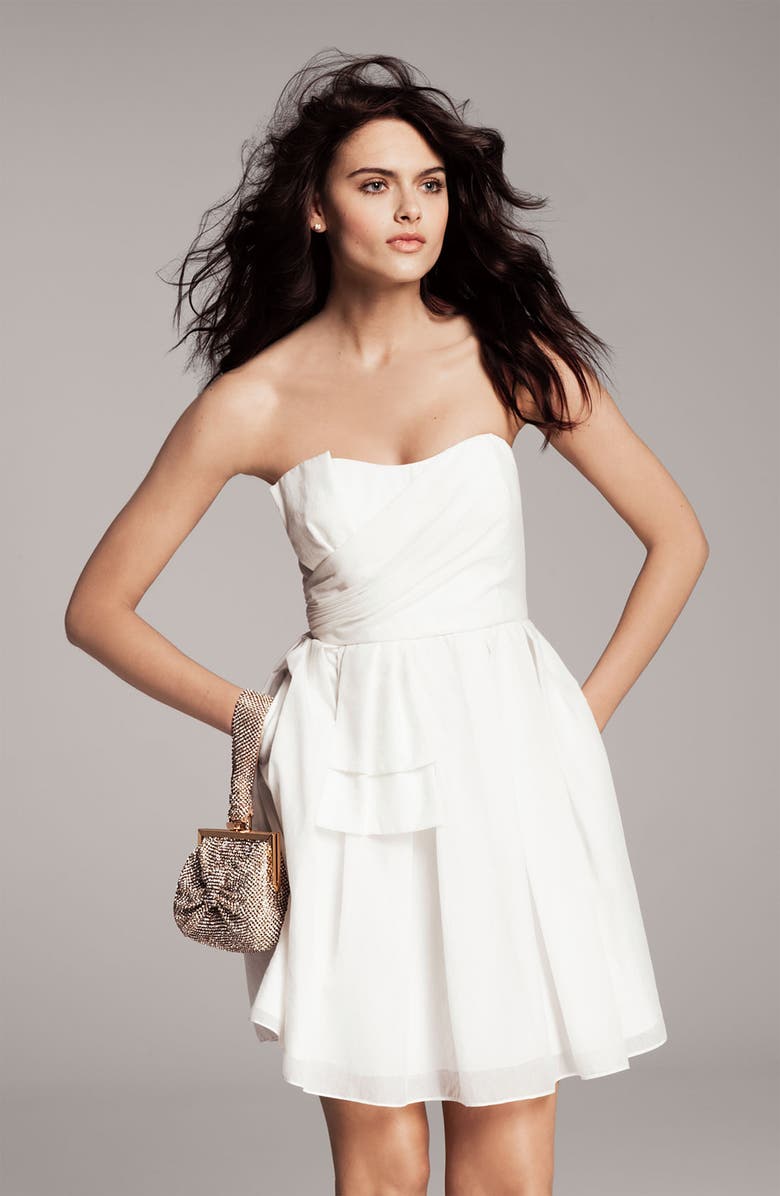 Jill Jill Stuart Sweetheart Neckline Bow Detail Dress, Alternate, color,