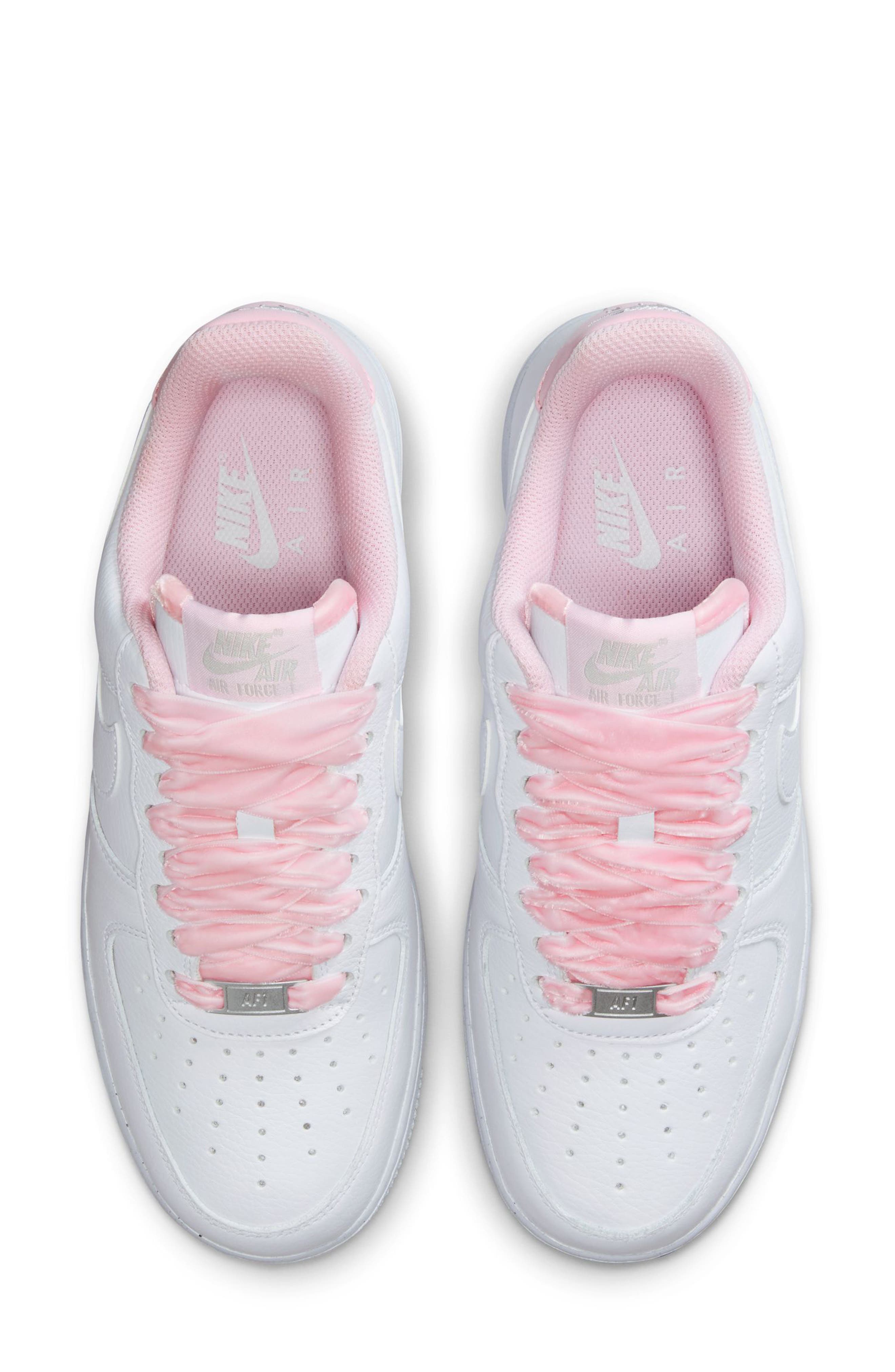 Nike Air Force 1 '07 Sneaker, Alternate, color, Pink/ White/ Grey/ Silver