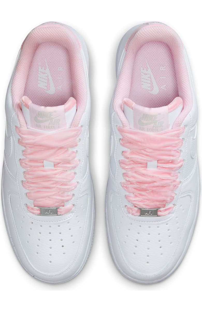Nike Air Force 1 '07 Sneaker, Alternate, color, Pink/ White/ Grey/ Silver