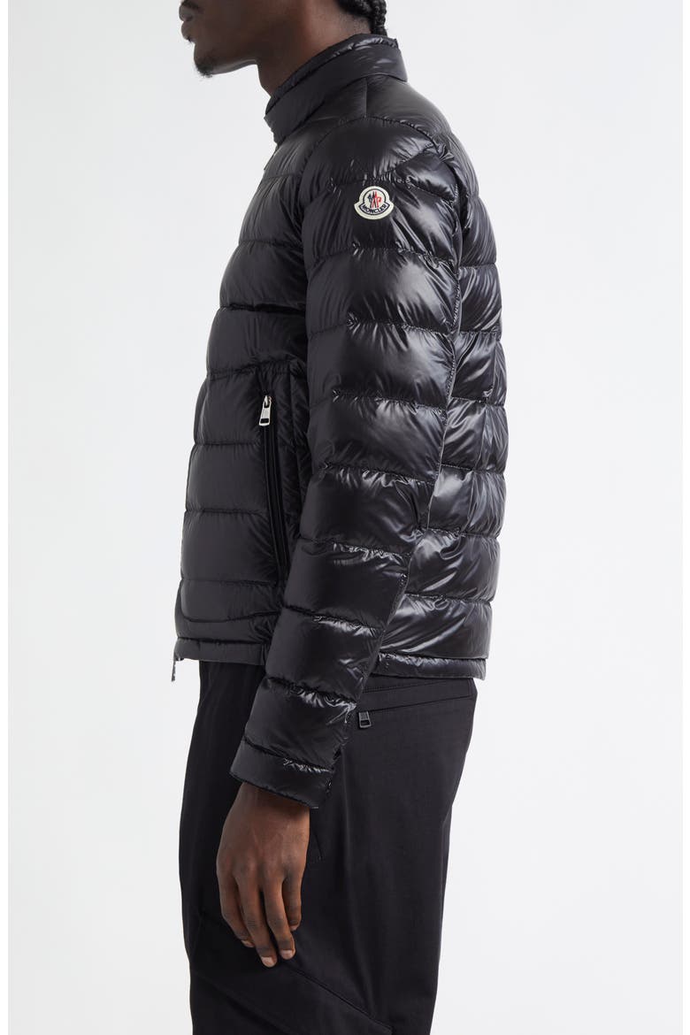 Acorus Short Down Jacket, Alternate, color, BLACK/ BLACK