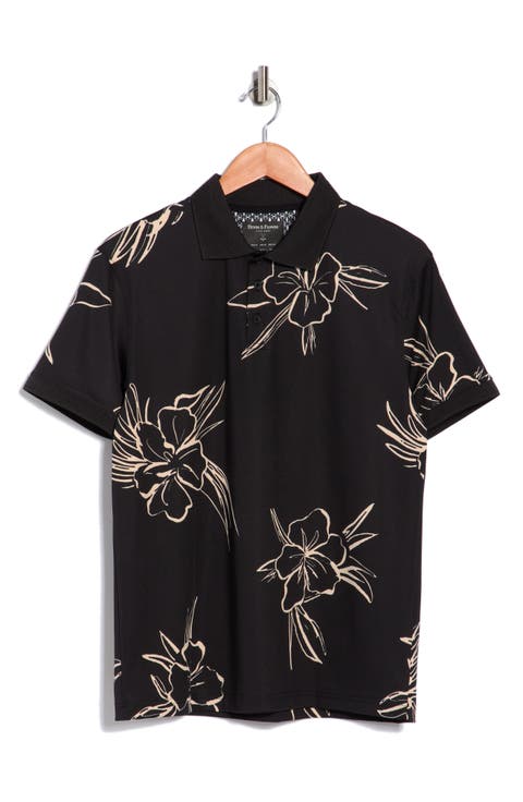 Floral Knit Polo