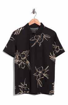 DENIM AND FLOWER Floral Knit Polo