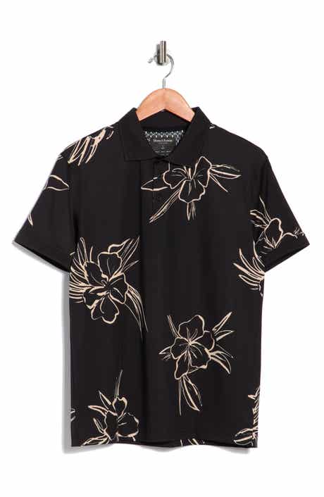 DENIM AND FLOWER Floral Knit Polo