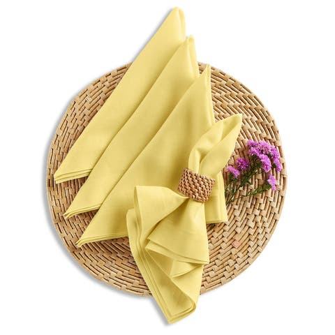 Linen Dinner Napkins Set of 4, 20 x 20" - Fete