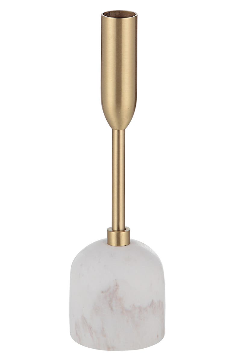 Renwil Vesta Set of 3 Tapered Candleholders, Alternate, color, Yellow Gold/ White Multi