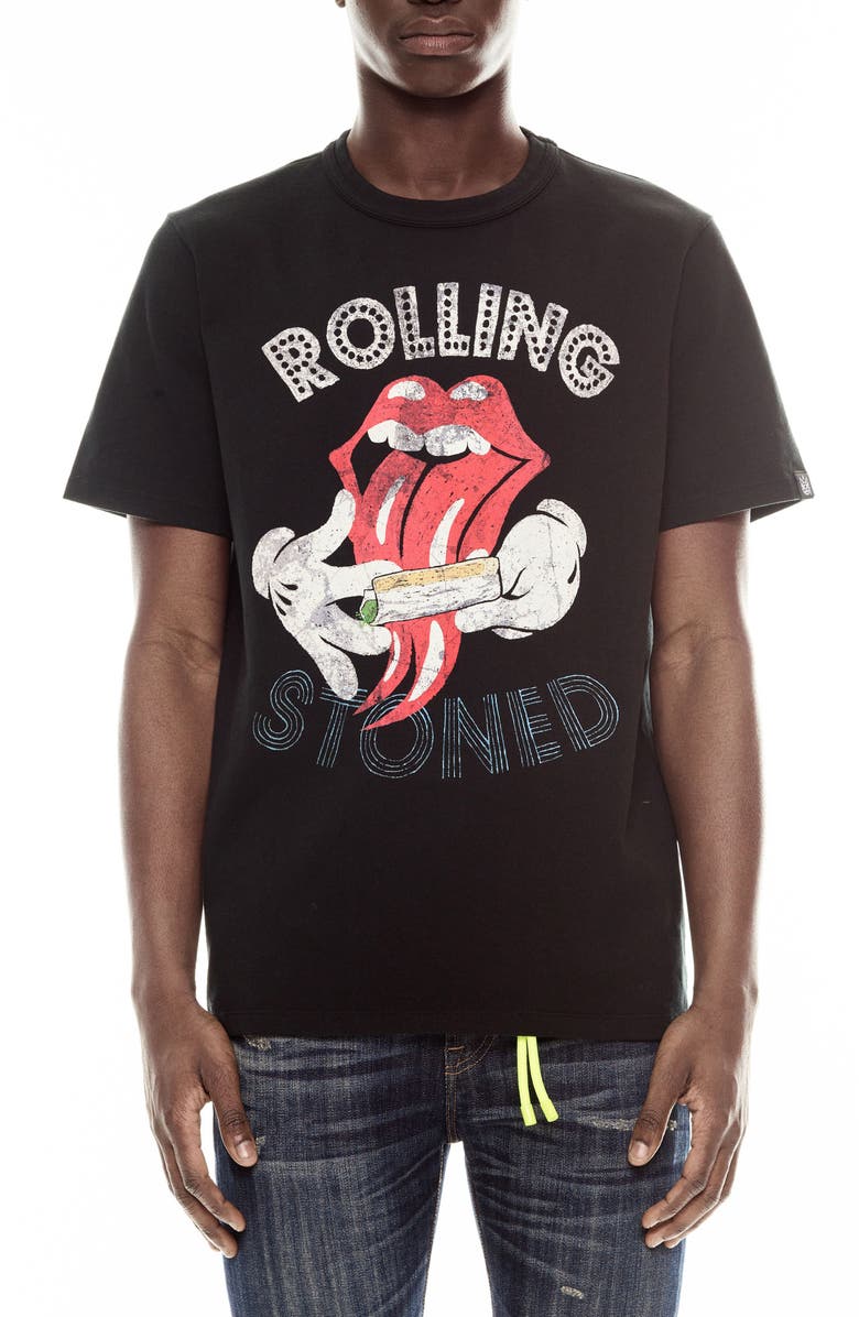 Cult of Individuality Rolling Stoned Graphic T-Shirt, Main, color, 