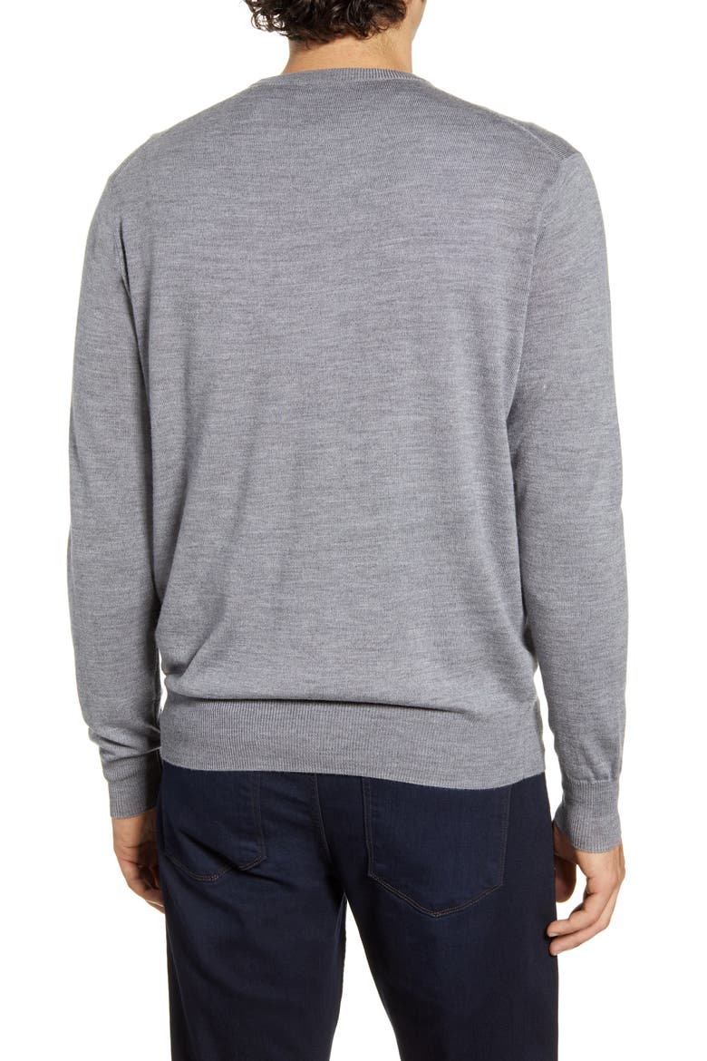 Crown Wool & Silk Sweater, Alternate, color, BRITISH GR