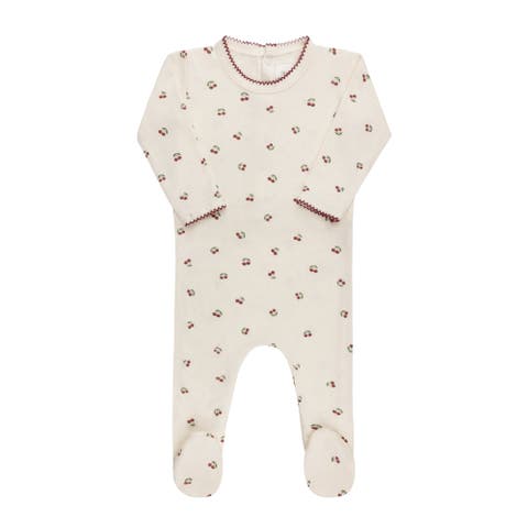 Aurora Classics Modal Cherry Print Collection Footie