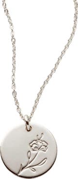 MADE BY MARY February Birth Flower Necklace