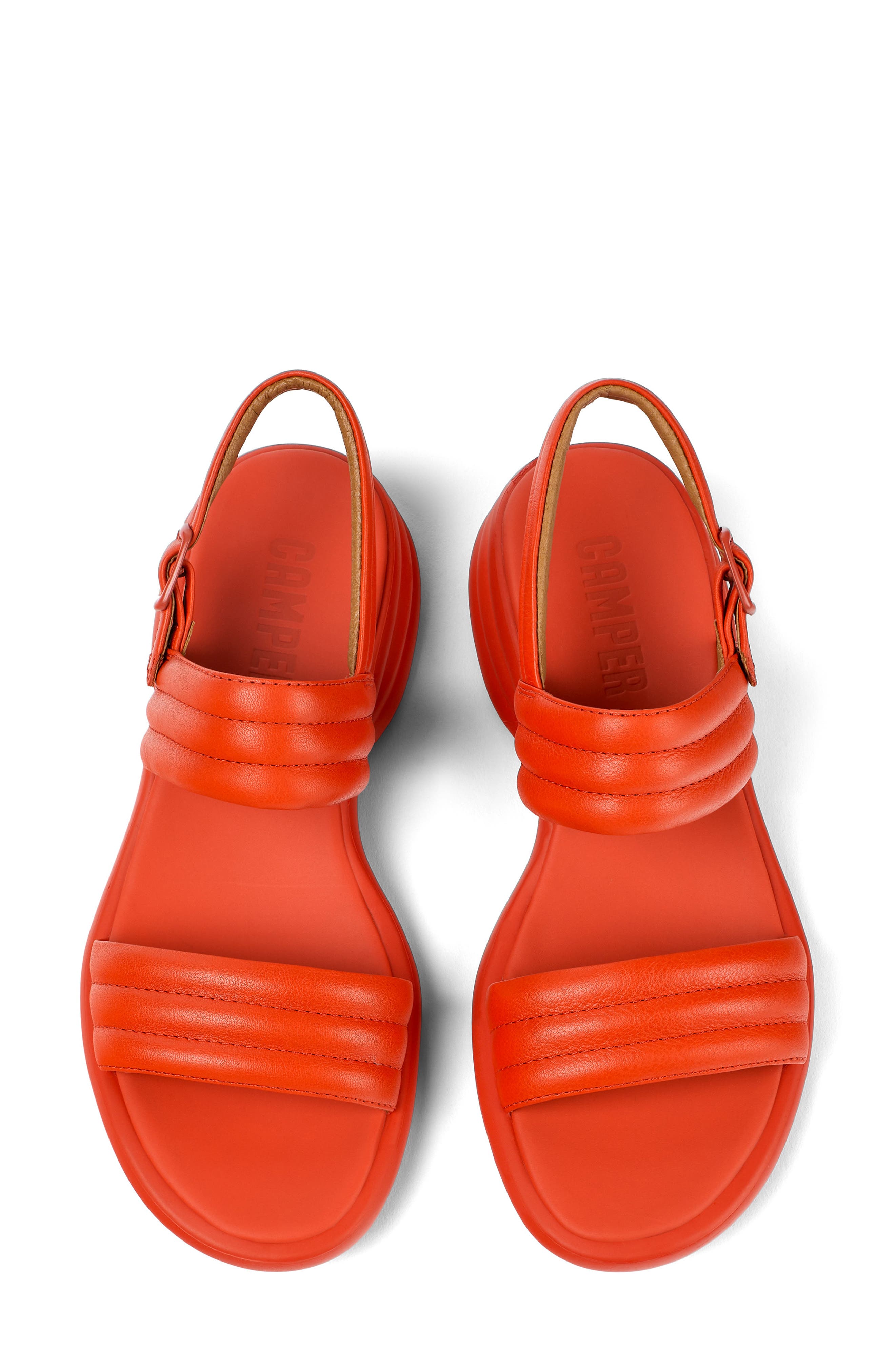 Camper Spiro Slingback Sandal, Alternate, color, Bright Red