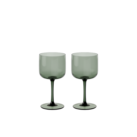 Like Sage Wine / Water Glass Pair