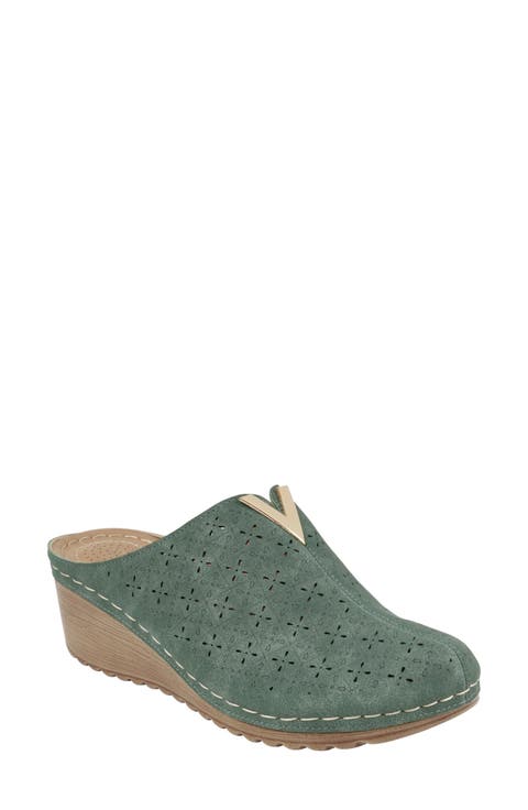 Camille Hardware Wedge Mule (Women)