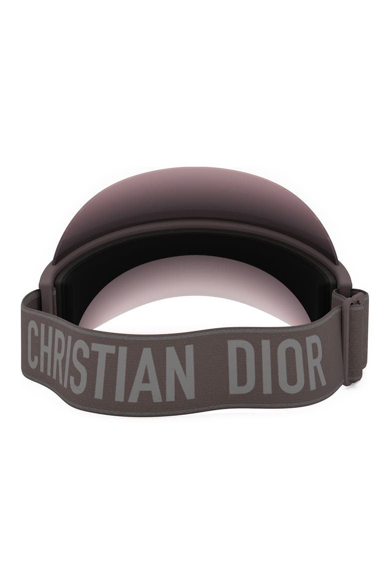 'DiorClub V1U Mask Visor, Alternate, color, GREY/ OTHER / GRADIENT SMOKE