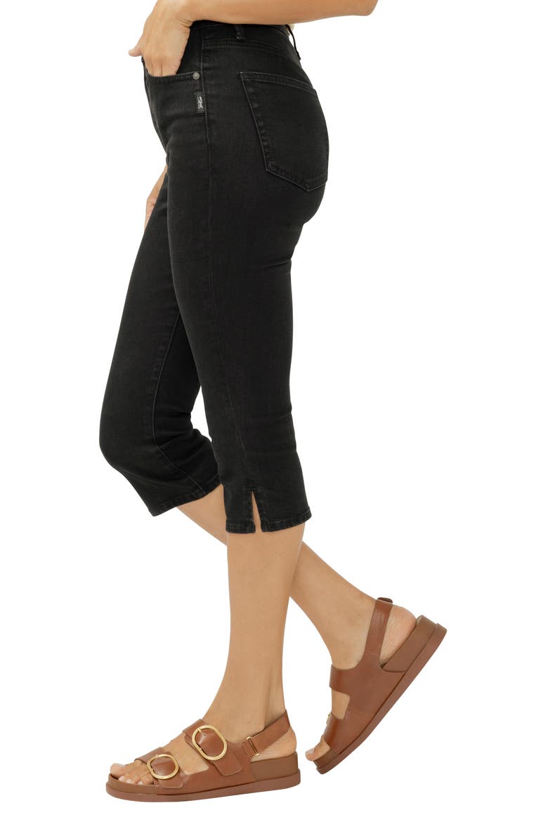 Isbister Modern Capri Jeans, Alternate, color, BLACK