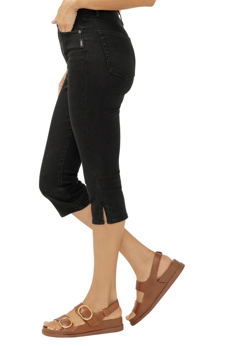 Silver Jeans Co. Isbister Modern Capri Jeans, Alternate, color, Black