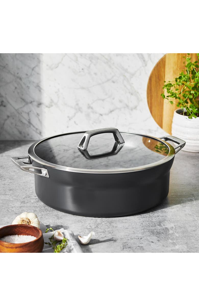 ZWILLING Motion Hard Anodized Nonstick 8.5-Quart Dutch Oven, Alternate, color, Matte Black