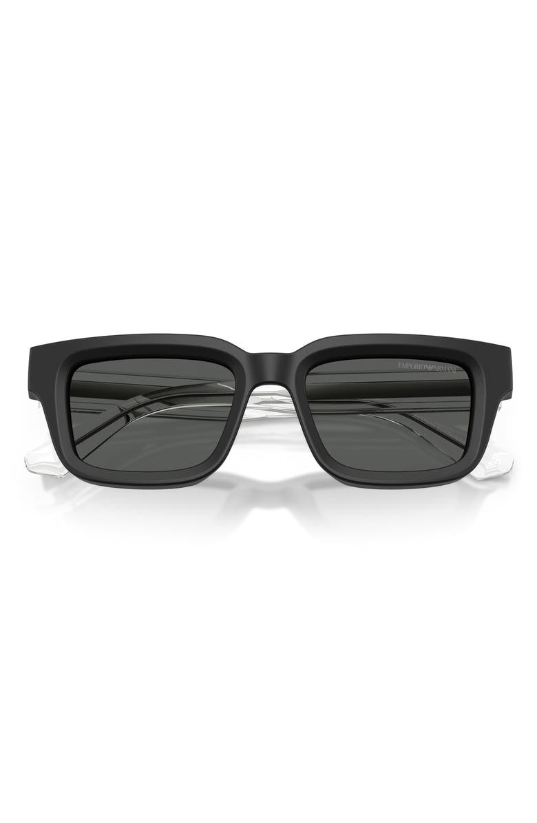 Emporio Armani 53mm Square Sunglasses, Alternate, color, 