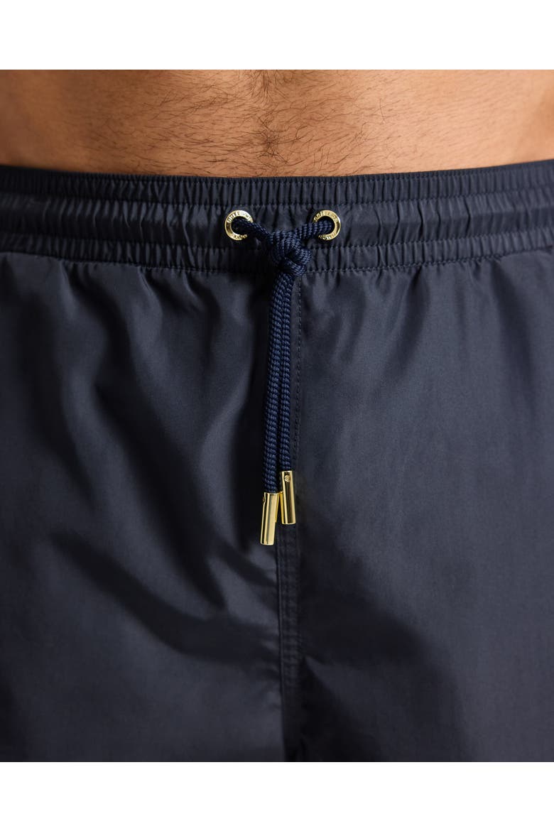 Mastiff Longest-Length Relaxed Fit Drawcord Swim Shorts, Alternate, color, Granite
