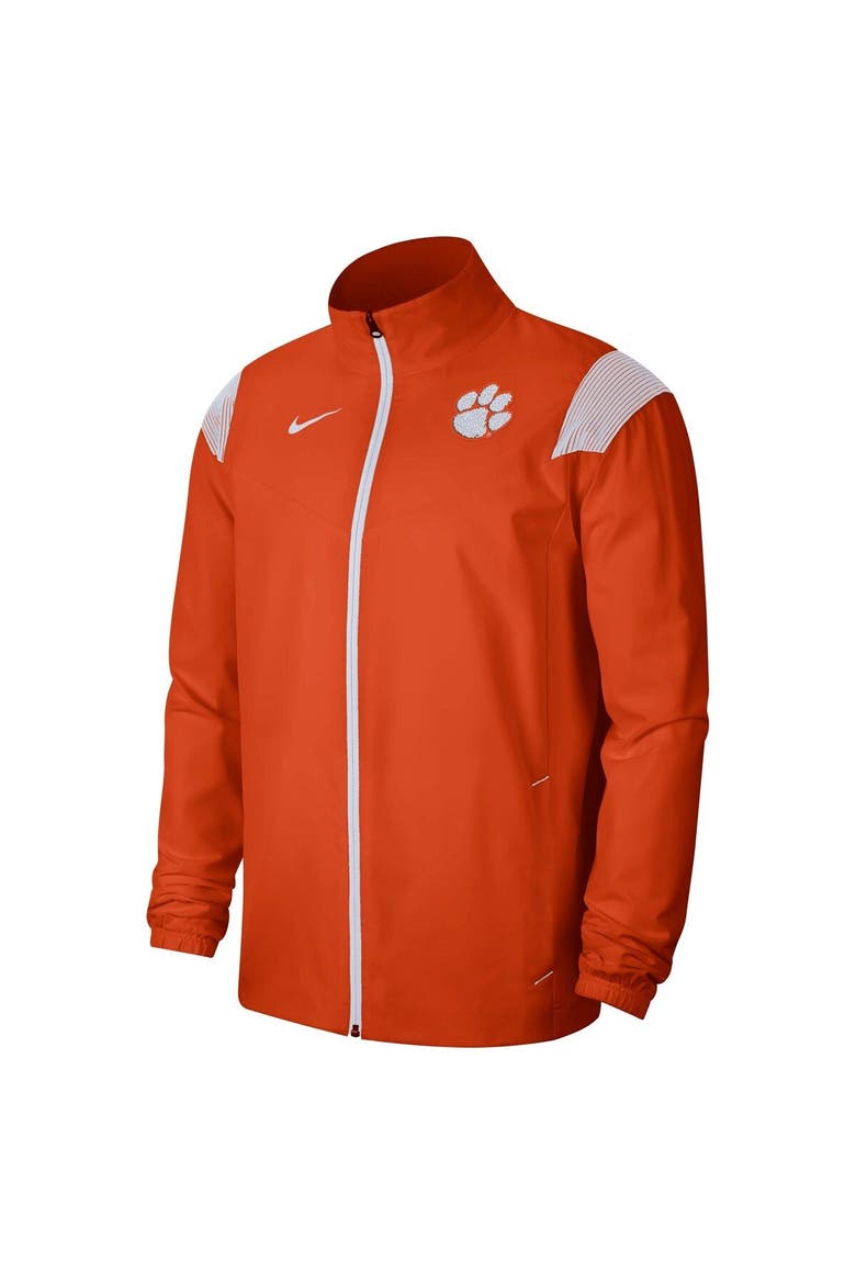Men's Nike Orange Clemson Tigers Woven Full-Zip Jacket, Alternate, color, Orange