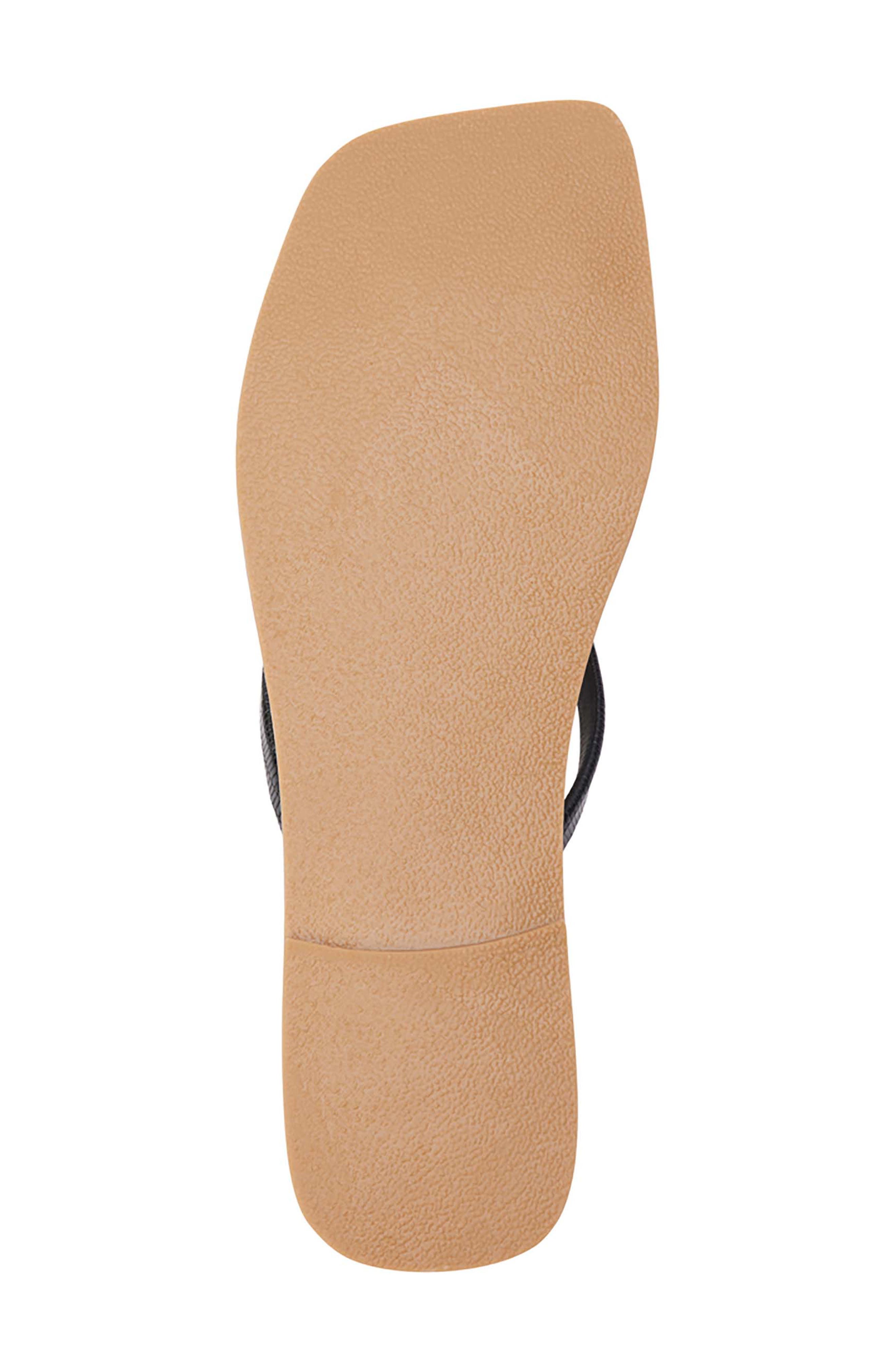 BEACH BY MATISSE Bungalow Flip Flop, Alternate, color, Black Lizard