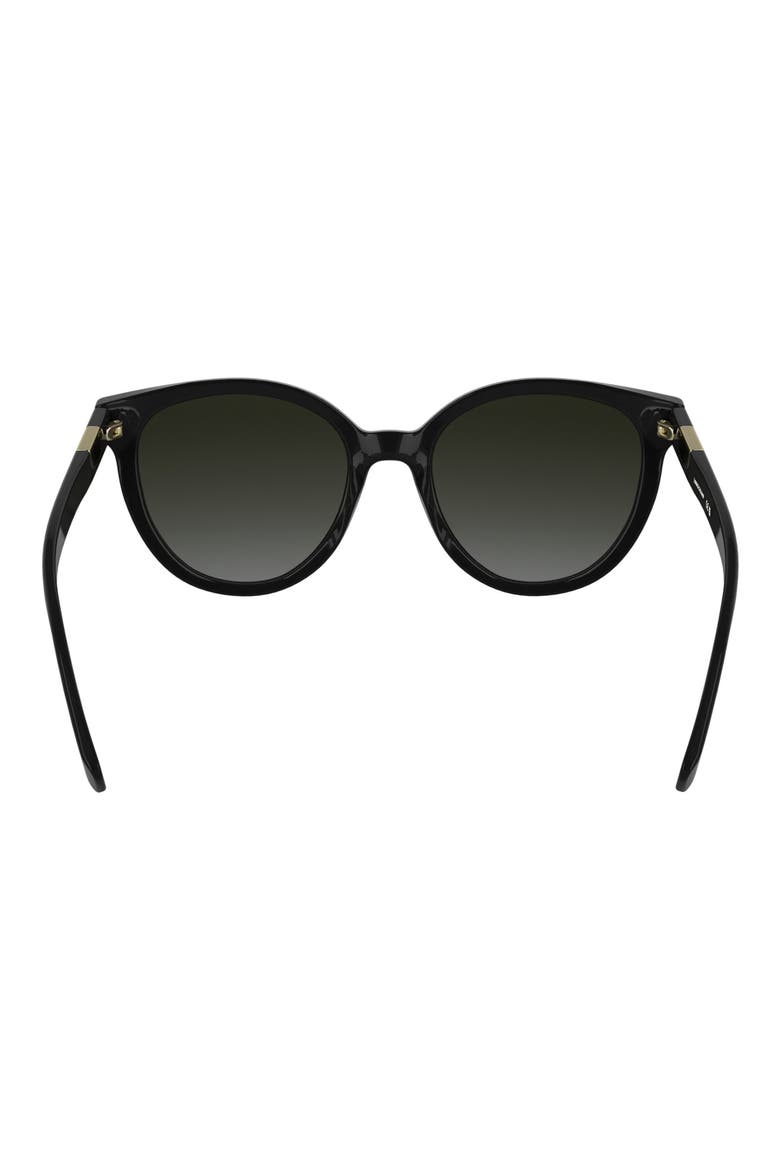 Le Pliage 52mm Gradient Round Sunglasses, Alternate, color, BLACK