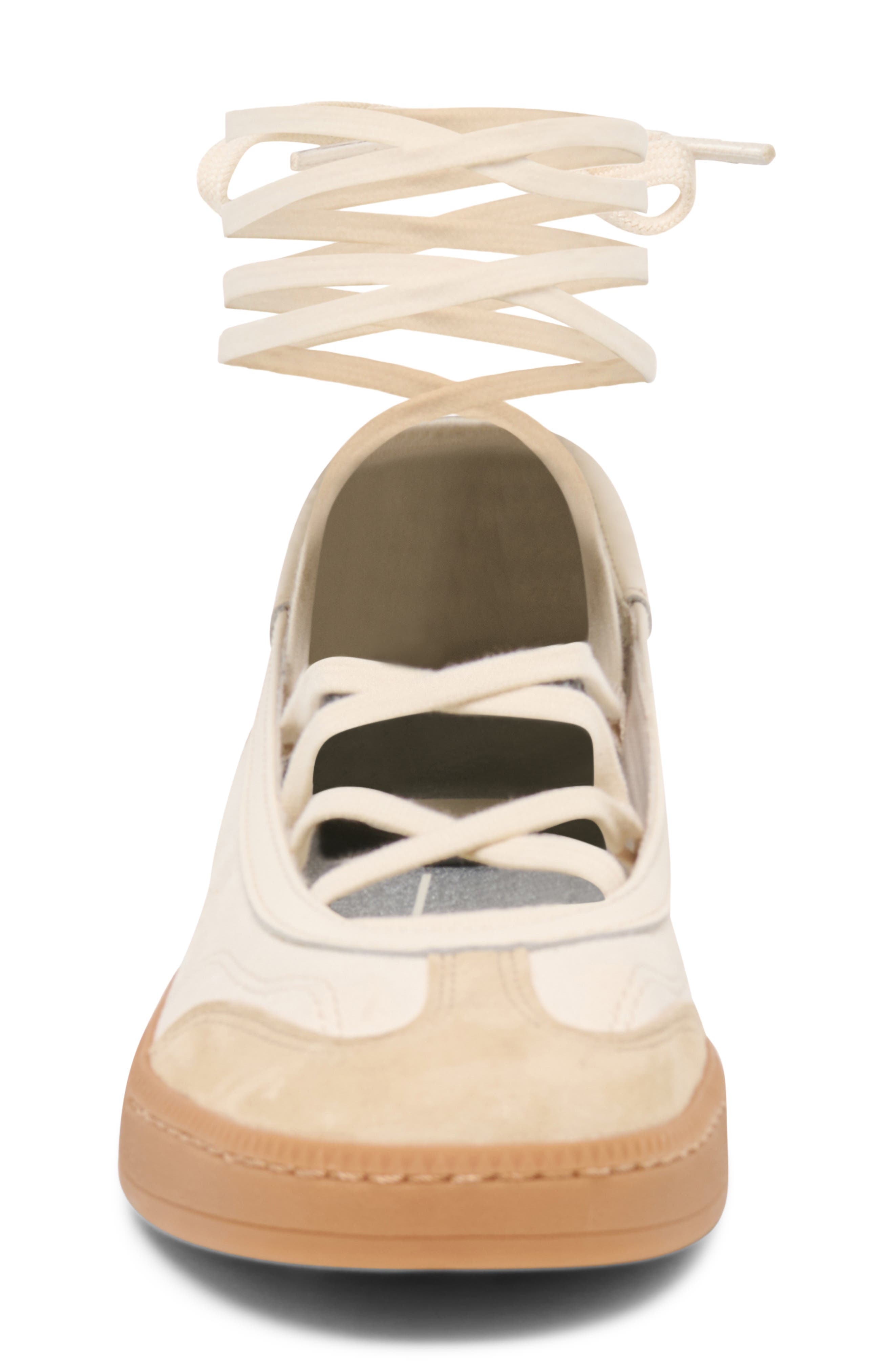 Nyomie Wraparound Ankle Strap Sneaker, Alternate, color, IVORY MULTI LEATHER