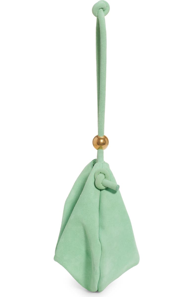 Bottega Veneta Half Moon Suede Top Handle Bag, Alternate, color,