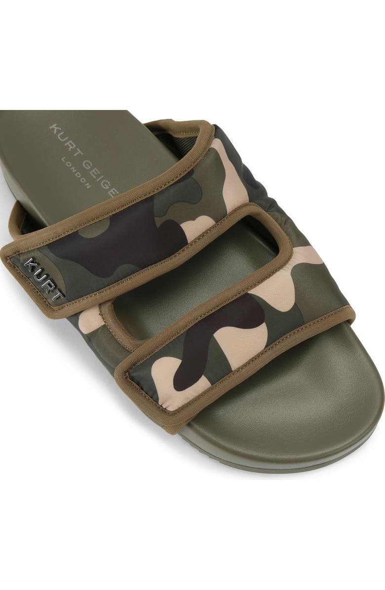 Kurt Geiger London Puff Slide Sandal, Alternate, color, Dark Green