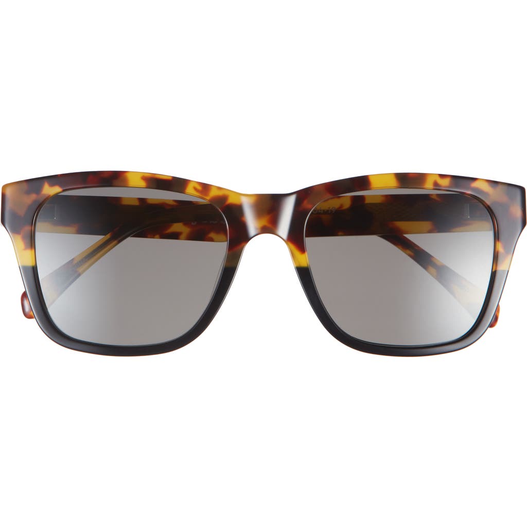 Eyebobs Kvetcher 53mm Square Polarized Sunglasses In Tortoise Black