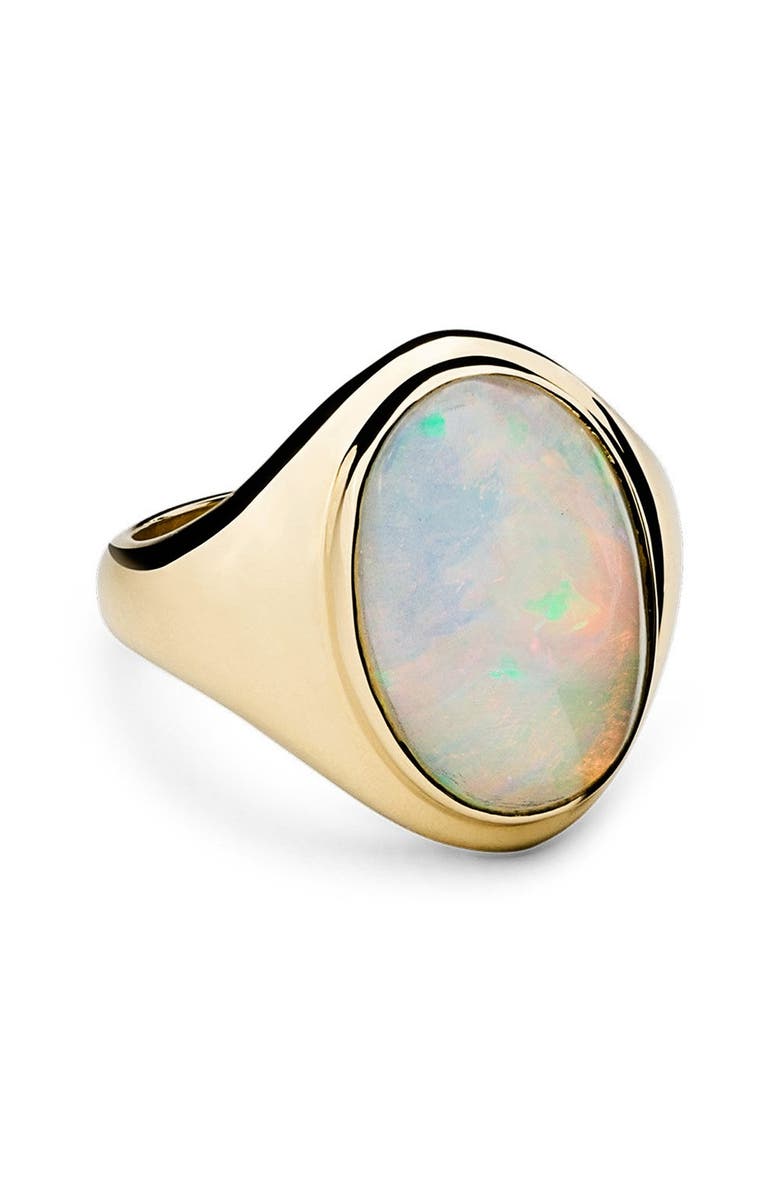 Shinola Opal Signet Ring, Main, color,