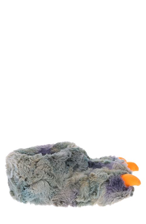 Sg Footwear Plush Claw Slipper In Gray