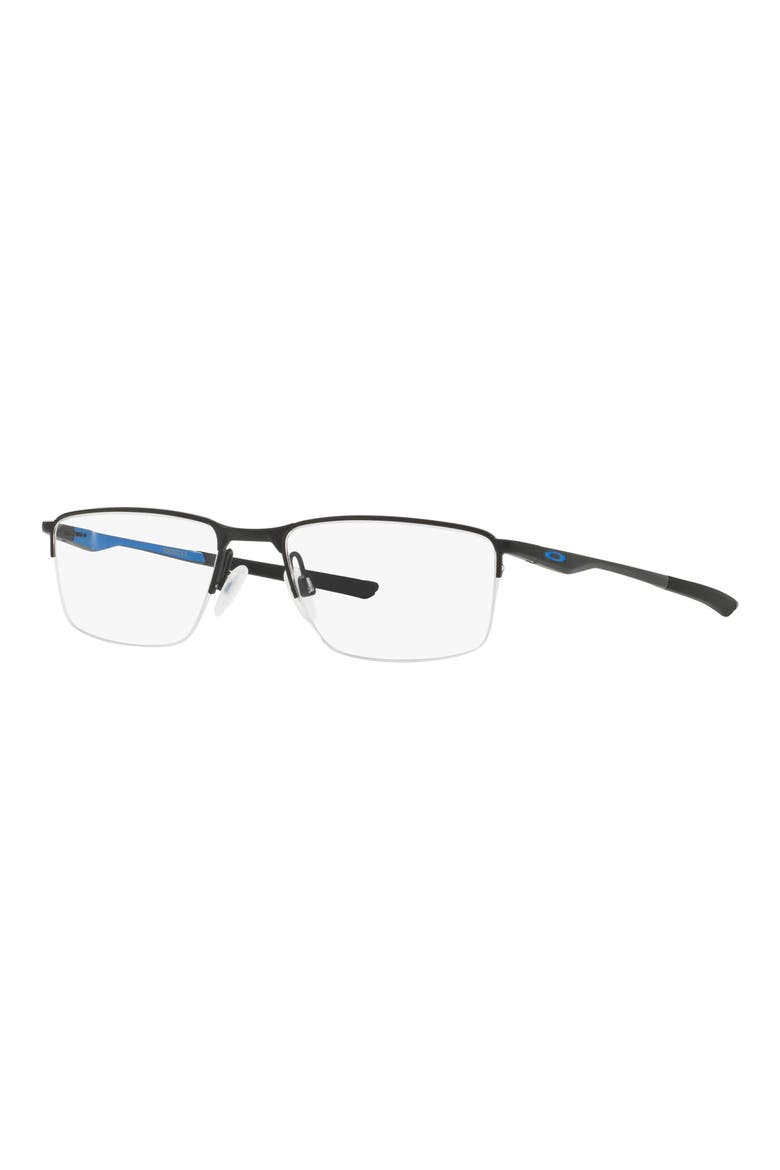 Socket 5.5 Cobalt Collection 54mm Semirimless Optical Glasses, Alternate, color, BLACK