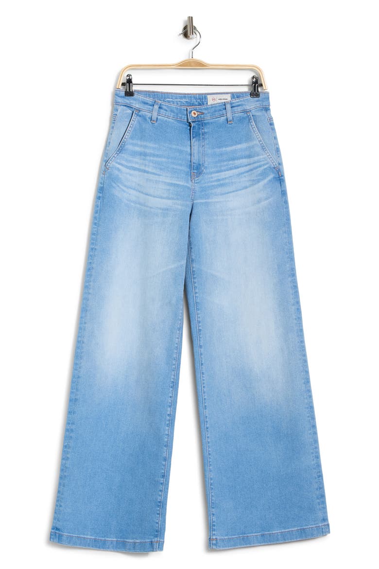 Stella Wide Leg Jeans, Alternate, color, SUNLIT
