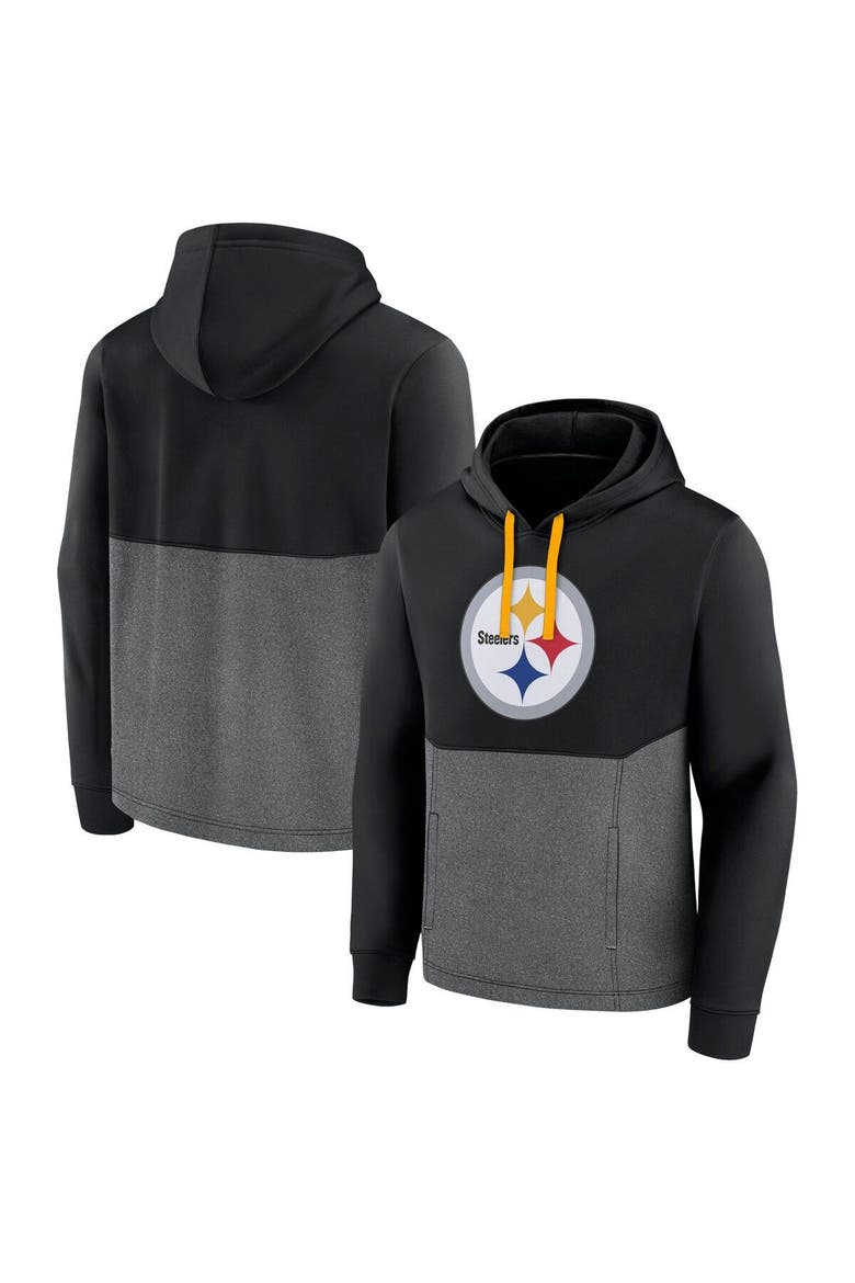 Men's Fanatics Branded Black Pittsburgh Steelers Winter Camp Pullover Hoodie, Main, color, Black