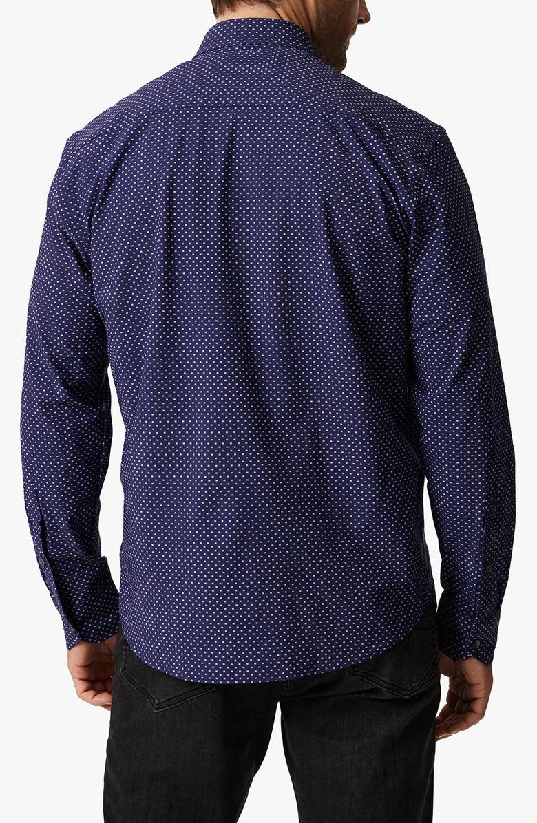 34 Heritage Crystal Button-Up Shirt, Alternate, color, Navy