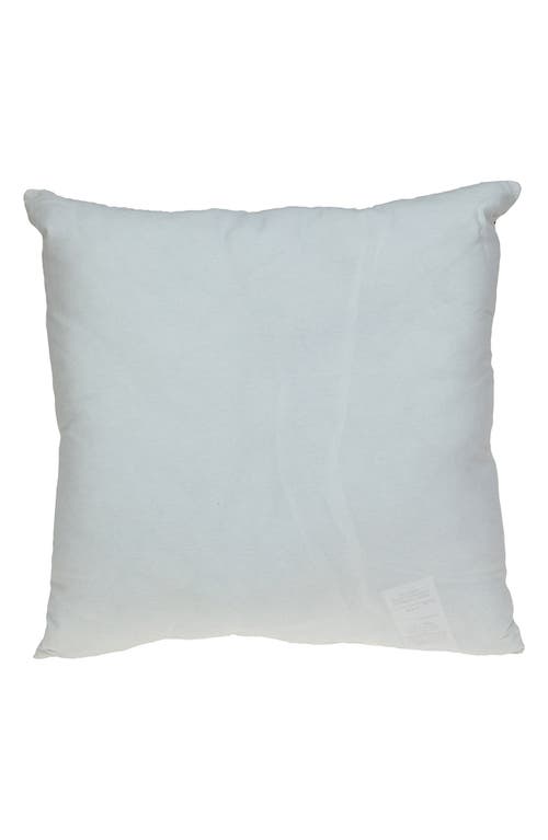 Parkland Collection Floral Embroidered Accent Pillow In White