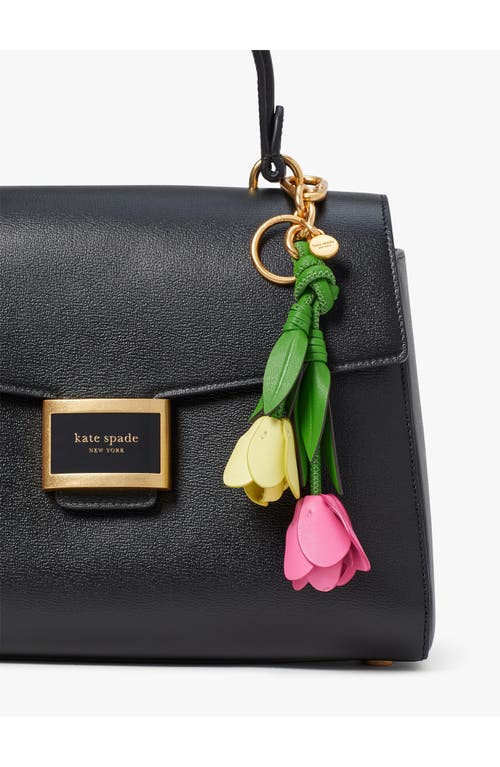 Shop Kate Spade New York Leather Tulip Key Fob
