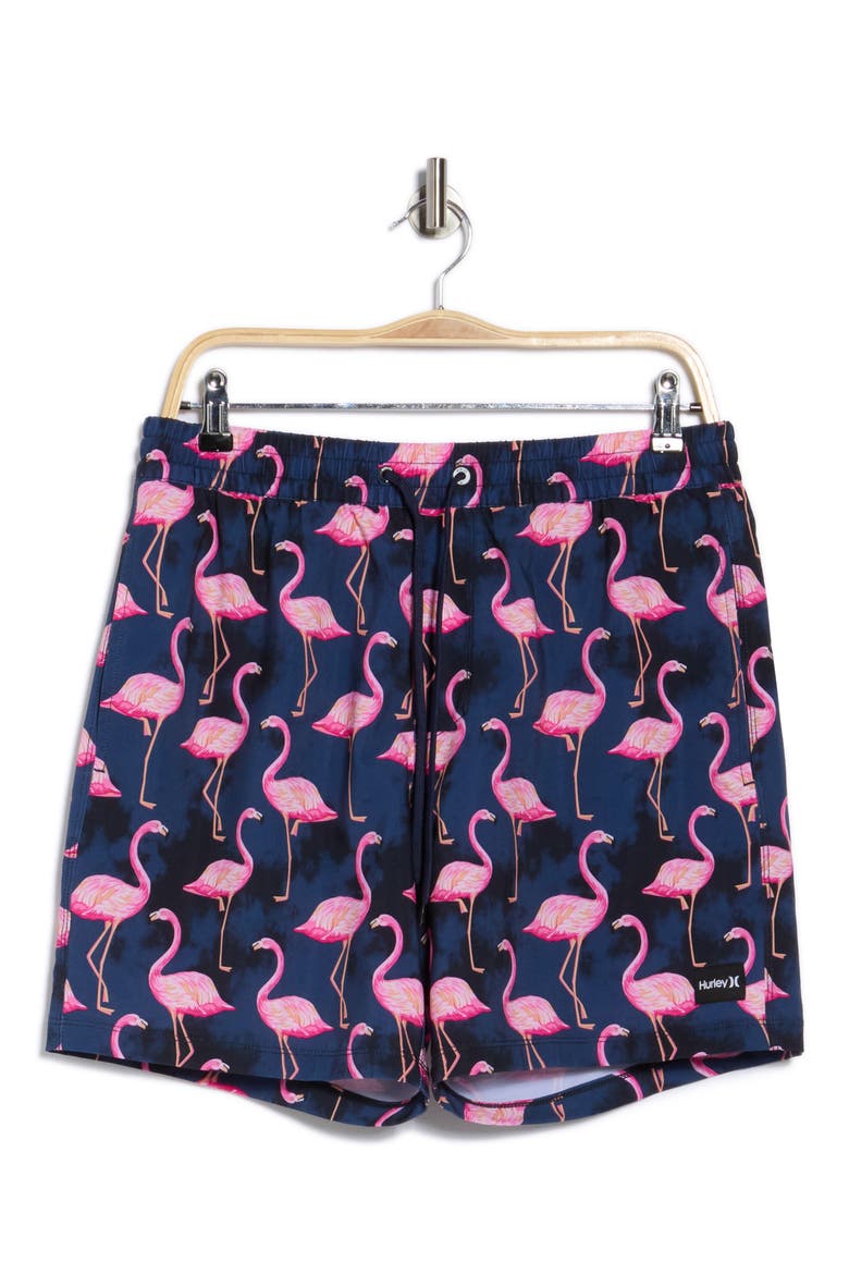 Cannonball Volley Swim Trunks, Alternate, color, OBISIDAN 4