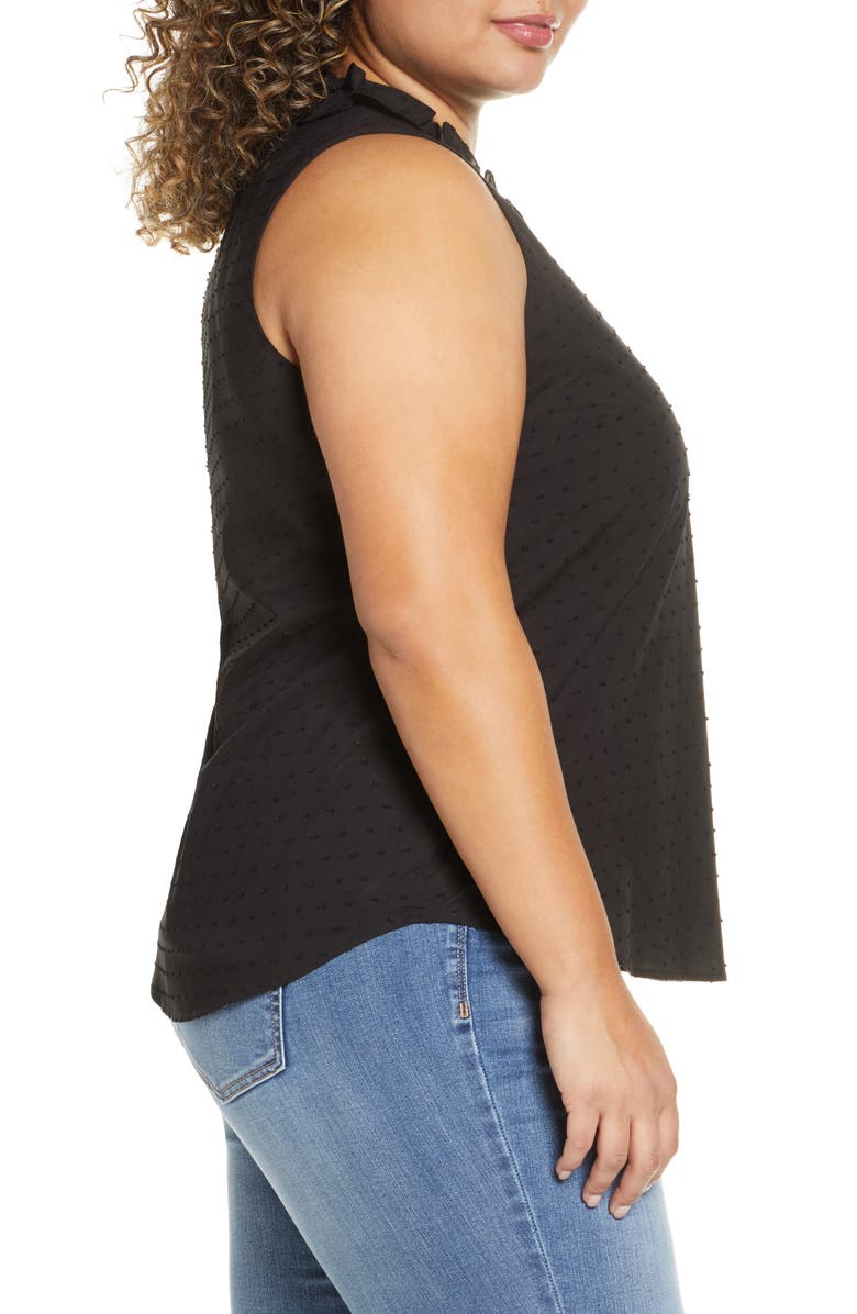 GIBSONLOOK Gibson x International Women's Day Loverly Grey Ruffled V-Neck Top, Alternate, color, 