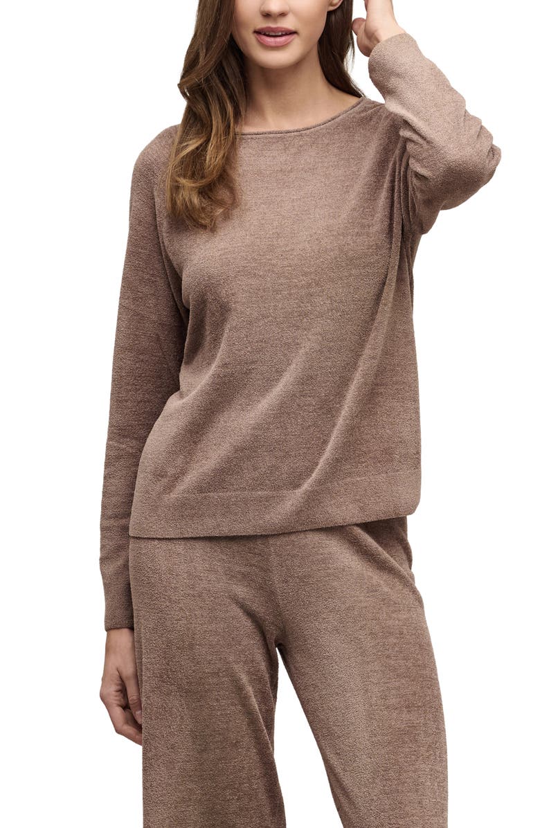 Barefoot Dreams<sup>®</sup> CozyChic<sup>®</sup> Ultra Lite<sup>®</sup> Jersey Pajamas, Main, color, Sable