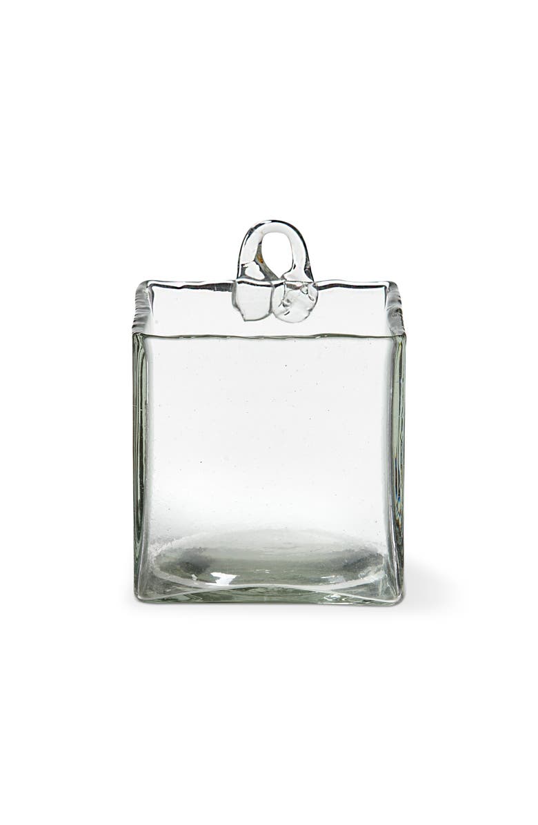 tag Clarity Clear Square Glass Votive Candleholder for Decor, Main, color, Clear