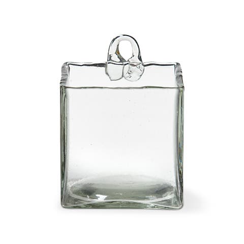 Clarity Clear Square Glass Votive Candleholder for Decor
