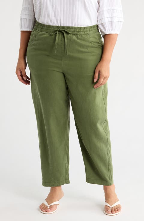 Pull-On Barrel Pants (Plus)