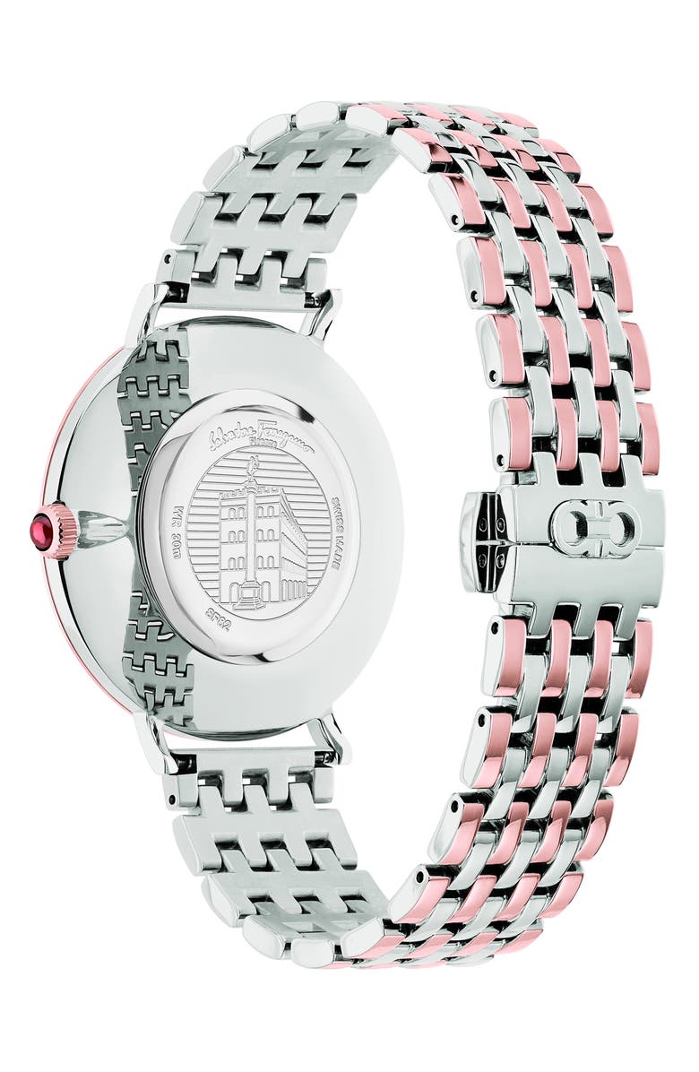 FERRAGAMO Salvatore Ferragamo Minuetto Bracelet Watch, 36mm, Alternate, color, 