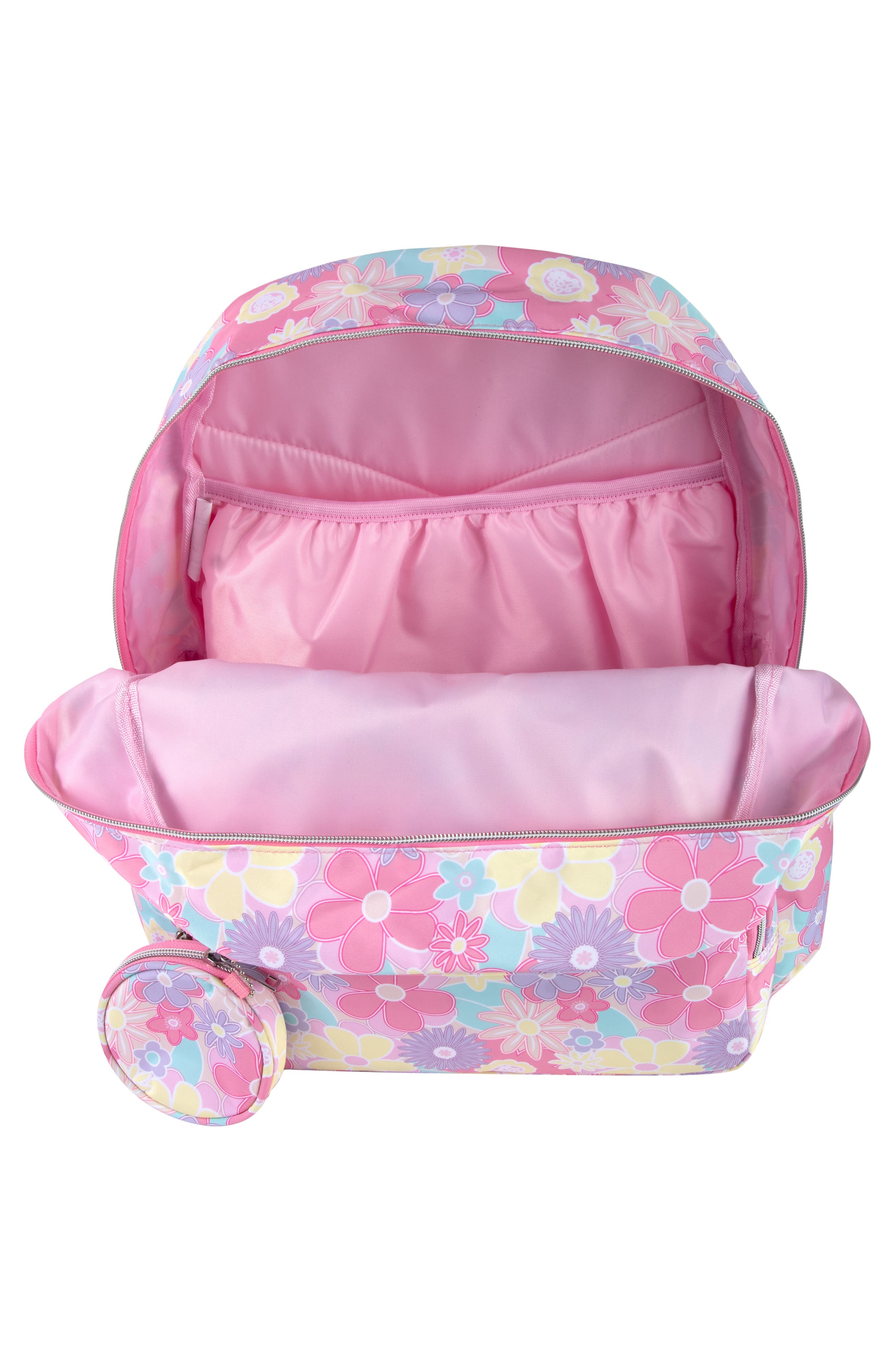 Jessica Simpson Floral Print Backpack, Alternate, color, 