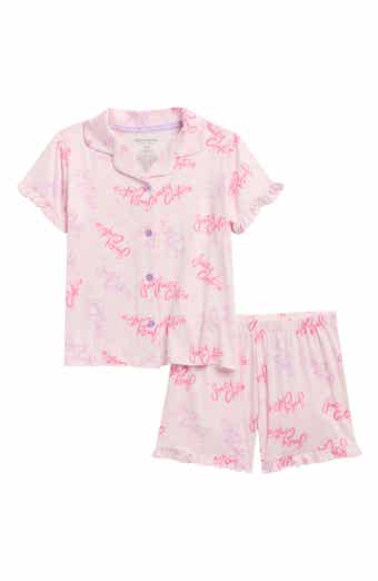 Juicy Couture Kids' Logo Print Two-Piece Short Pajamas