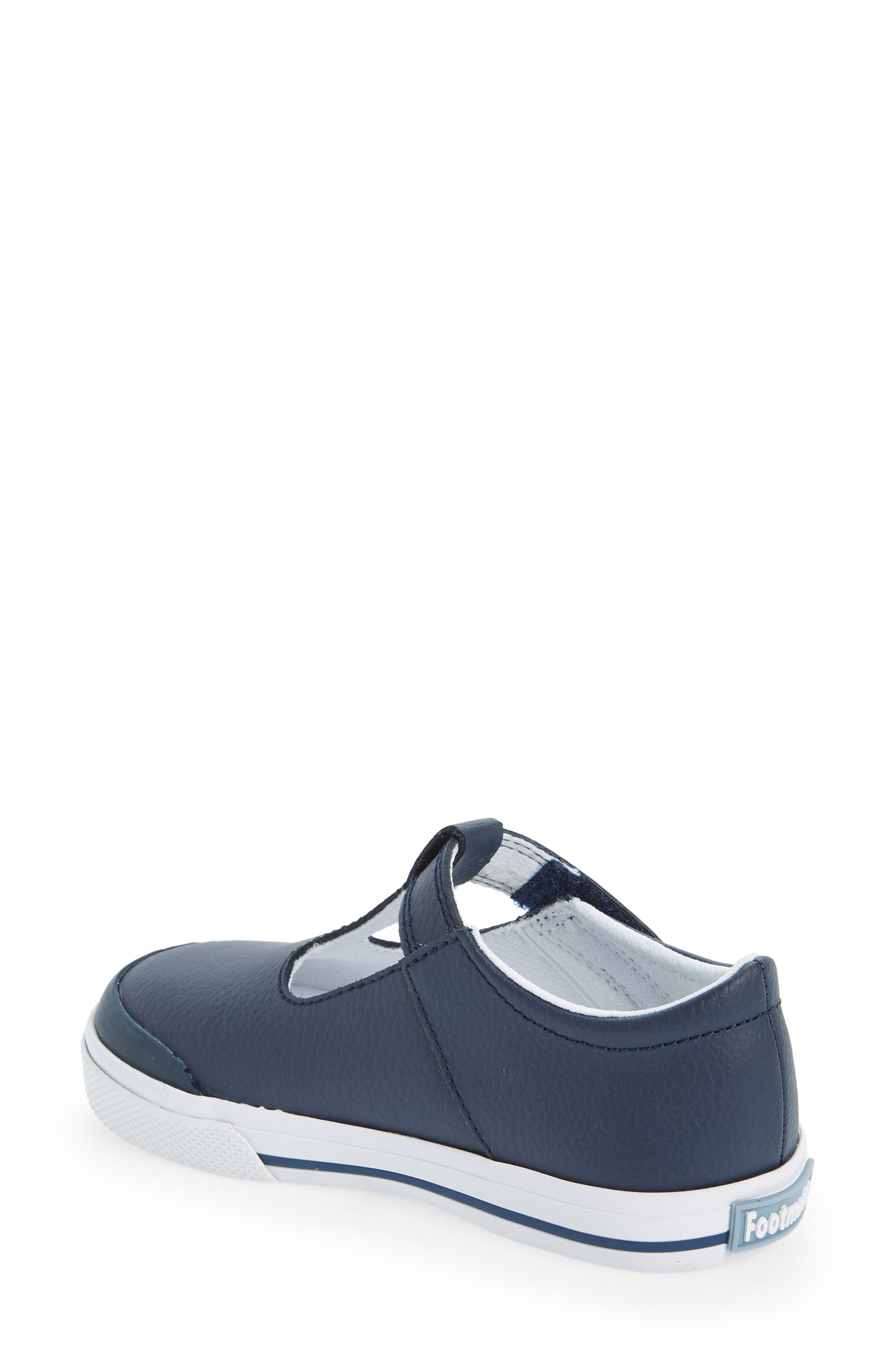 Footmates Drew Mary Jane Sneaker, Alternate, color, Navy Leather