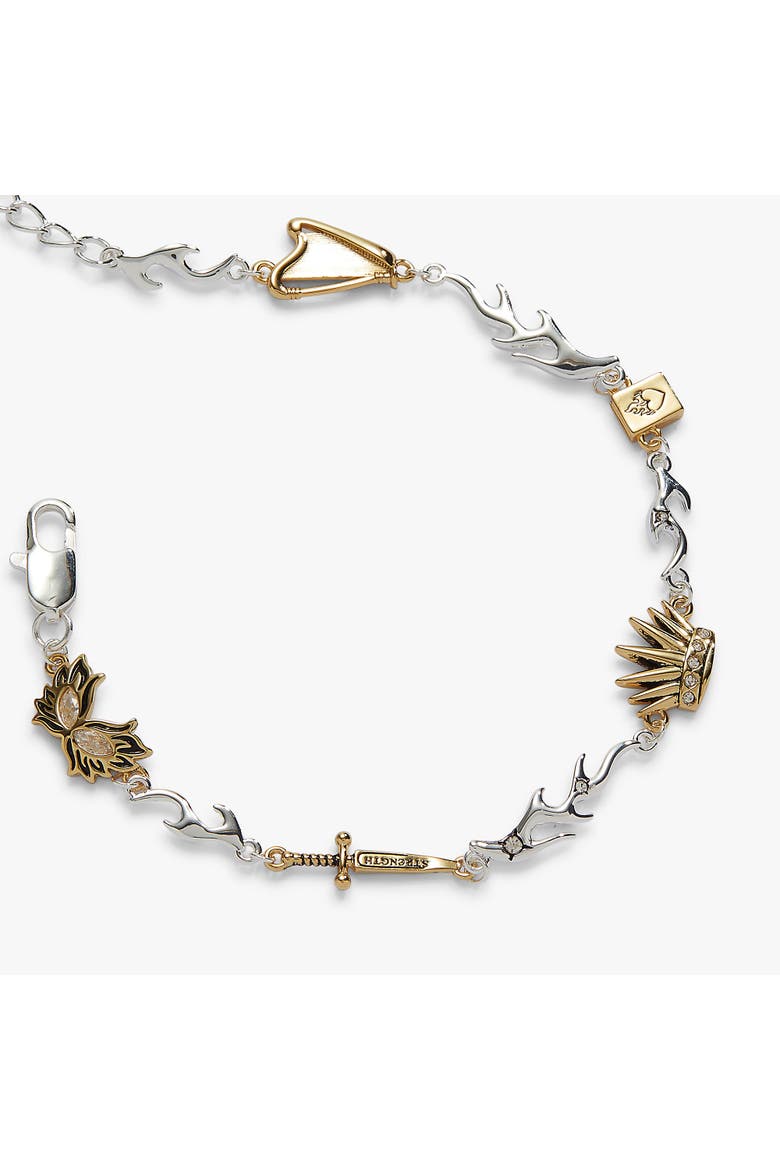 A Court of Thorns and Roses Nesta Archeron Linear Bracelet, Alternate, color, Silver