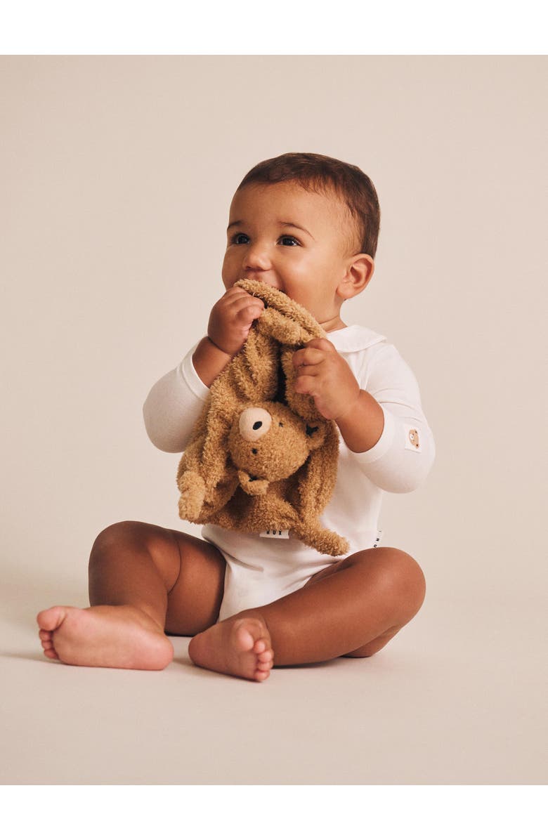 Huxbaby Baby's First Gift Set - Romper, Hat, Comforter, Alternate, color, Almond Milk